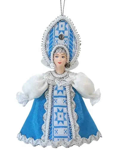 Кукла елочная игрушка Снегурочка