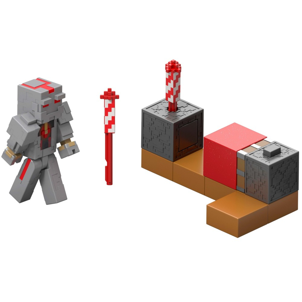 Minecraft - Пусковая установка фейерверков + фигурка Защитника JKK10