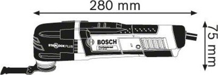 Многофункциональный инструмент сетевой BOSCH GOP 30-28 0601237001