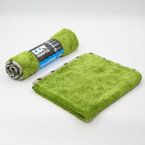DRY MONSTER TOWEL STANDART GREEN Полотенце для сушки.Размер 50х60 см.Зеленое.750 гр.м