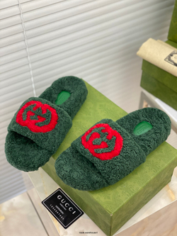 Gucci Wool Slide Sandal