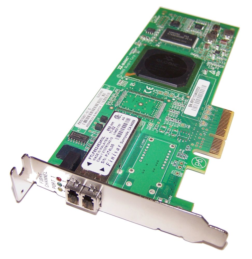 Контроллер QLogic PCIe x4 4Gb Fibre Channel HBA PX2510401-30
