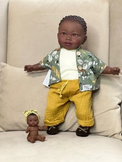 Кукла Nines 45см Amir мягконабивная в пакете (N4420K)