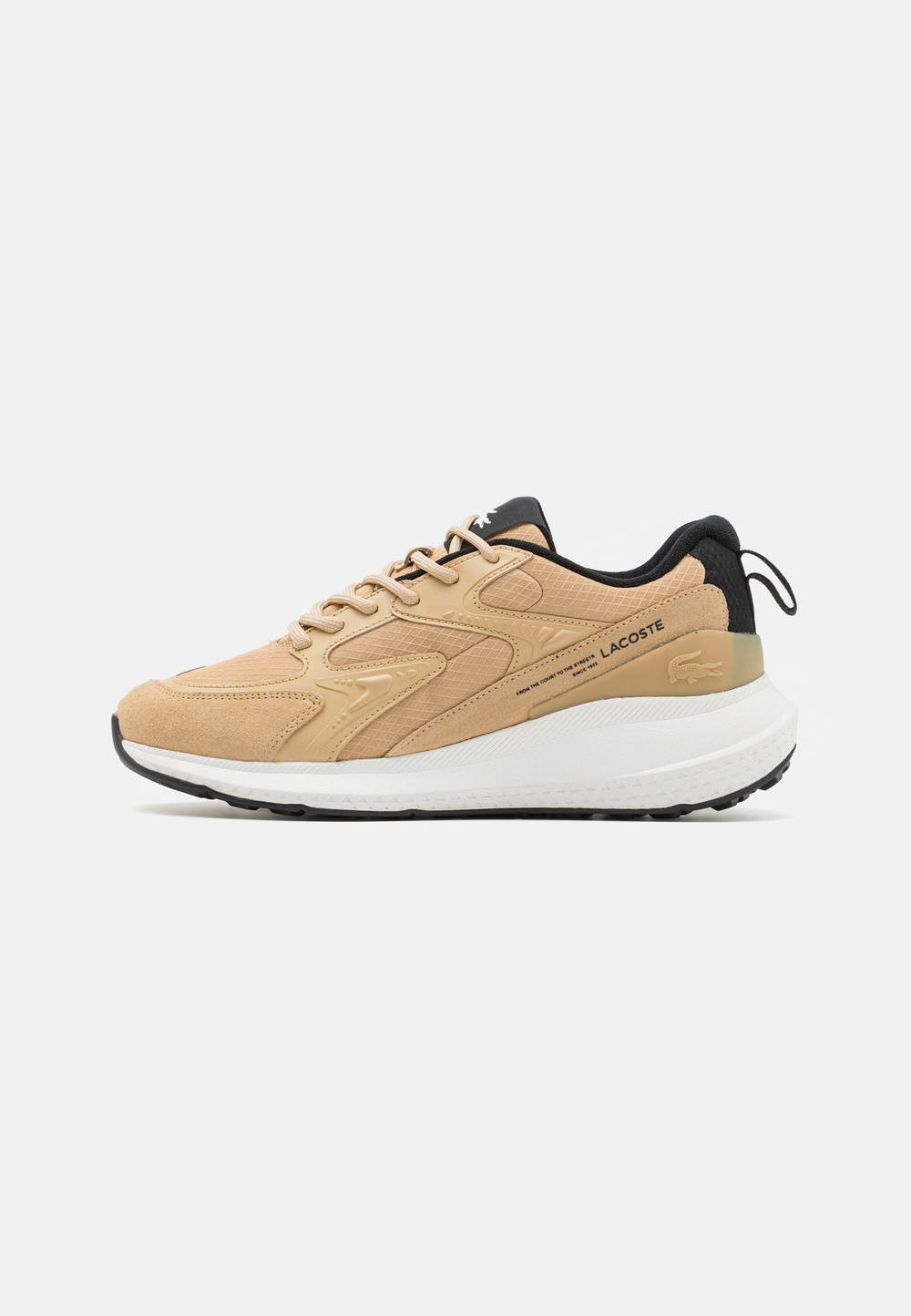 Lacoste L003 EVO 124 - кроссовки на шнуровке - Светло-коричневый / Белый