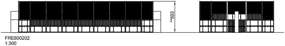 Площадка MUGA, 12x24, высокая - HDPE