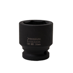 SI063436 Головка торцевая ударная 6-гранная ROSSVIK 3/4", 36мм