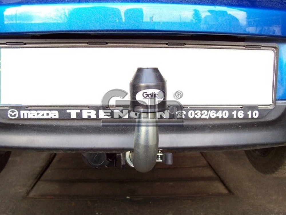 Фаркоп оцинкованный Galia M106A для Mazda 3 седан/хетчбек 2003-2009, Mazda 3 седан/хетчбек 2009-2013, Ford Focus III хетчбек 2011-(паспорт и сертификат в комплекте)(без электрики)