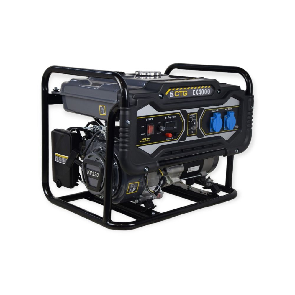 Генератор бензиновый CTG CX4000 - [3 кВт / 220V / LIFAN KP230] ручной старт