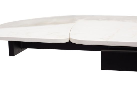 Стол RIVOLI 140 GLOSS LUXURY PANDORA SOLID CERAMIC / BLACK