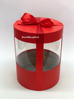 Коробка аквариум 18 см Цвет :Красный   . Розница 350 рублей .