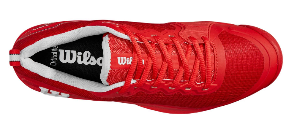 Мужские кроссовки теннисные Wilson Rush Pro 4.5 Clay - красный