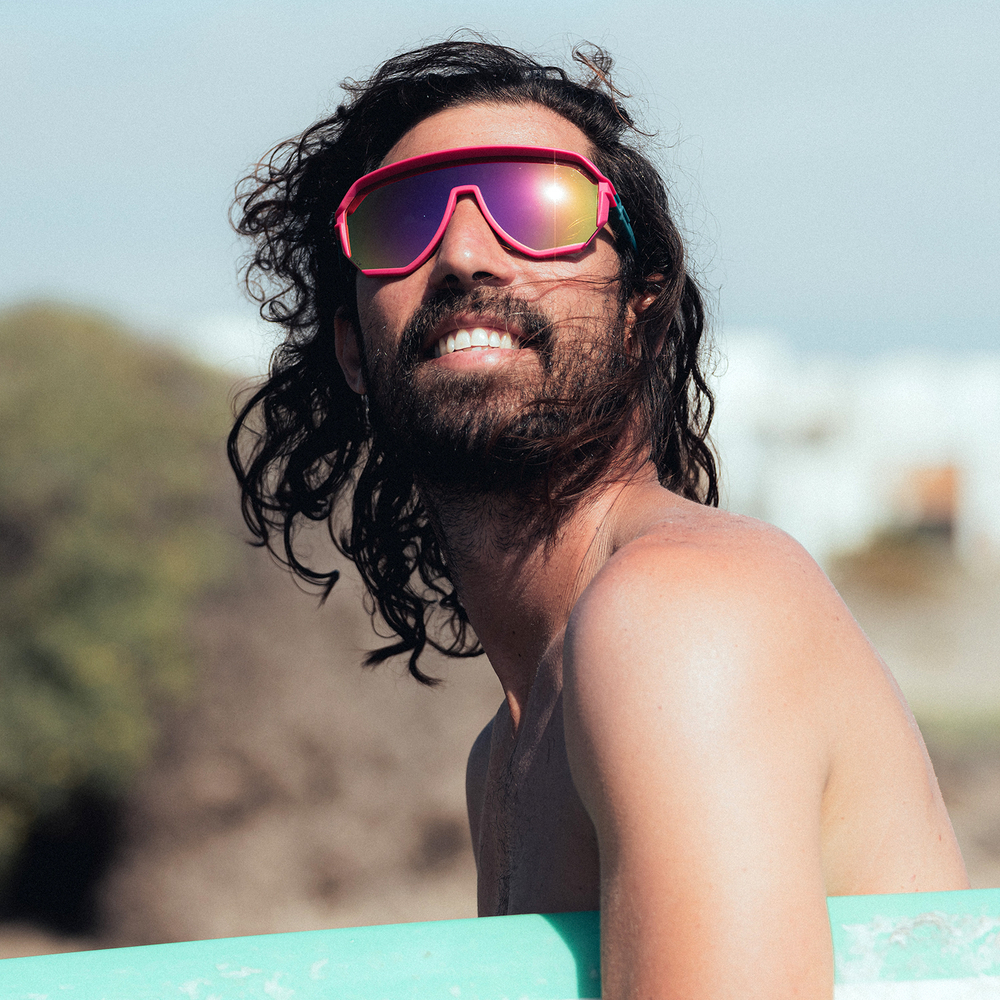 Спортивные очки HILX Newblood / Matt Orange Blue / Purple Polarized Lens