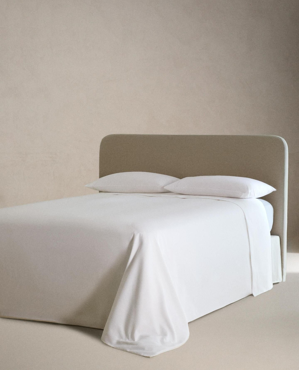 Zara Home - Простыня pika с трубой, белый, 240x280 см