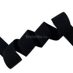 Бейка матовая черная 20 мм