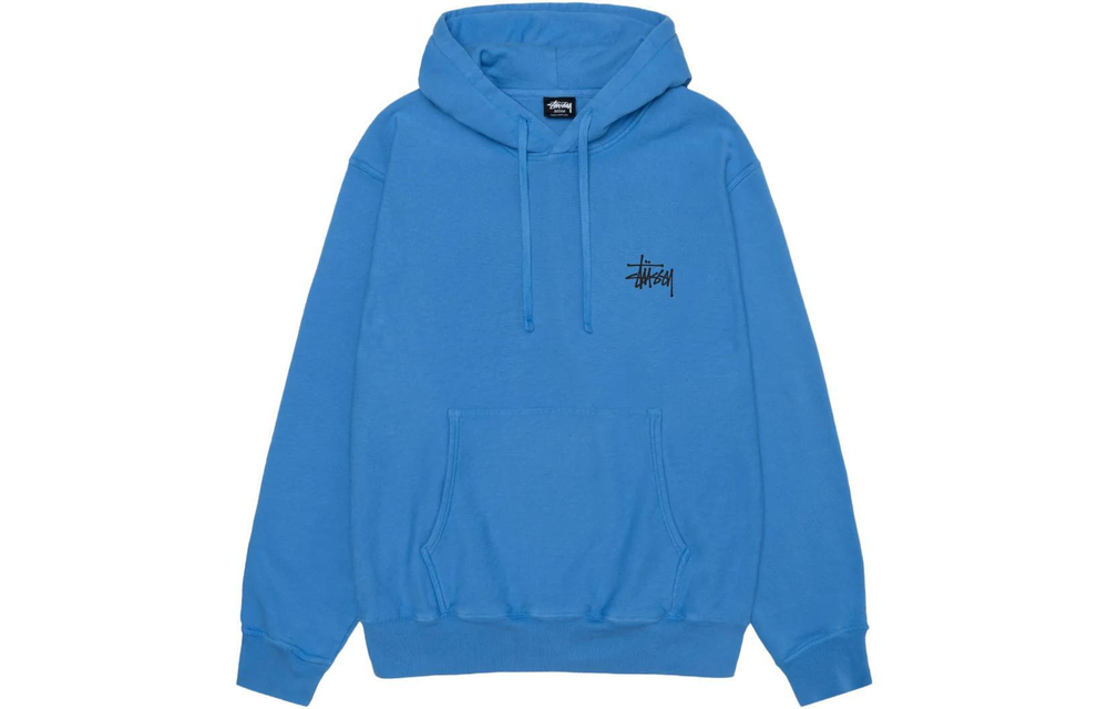 Худи Stussy Basic Stussy Pigment Dyed Hoodie Logo, 1924879