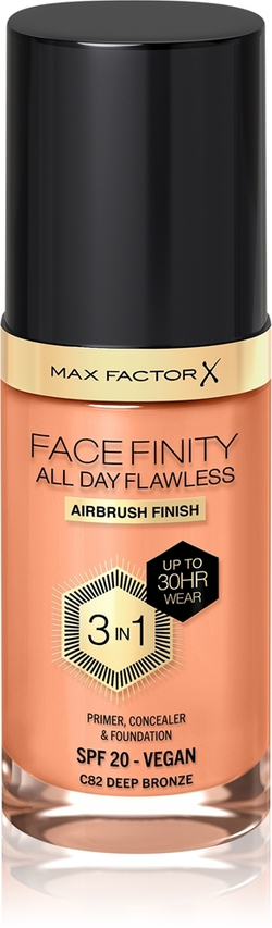 Max Factor Facefinity All Day Flawless - Долговечная тональная основа SPF 20, 30 ml