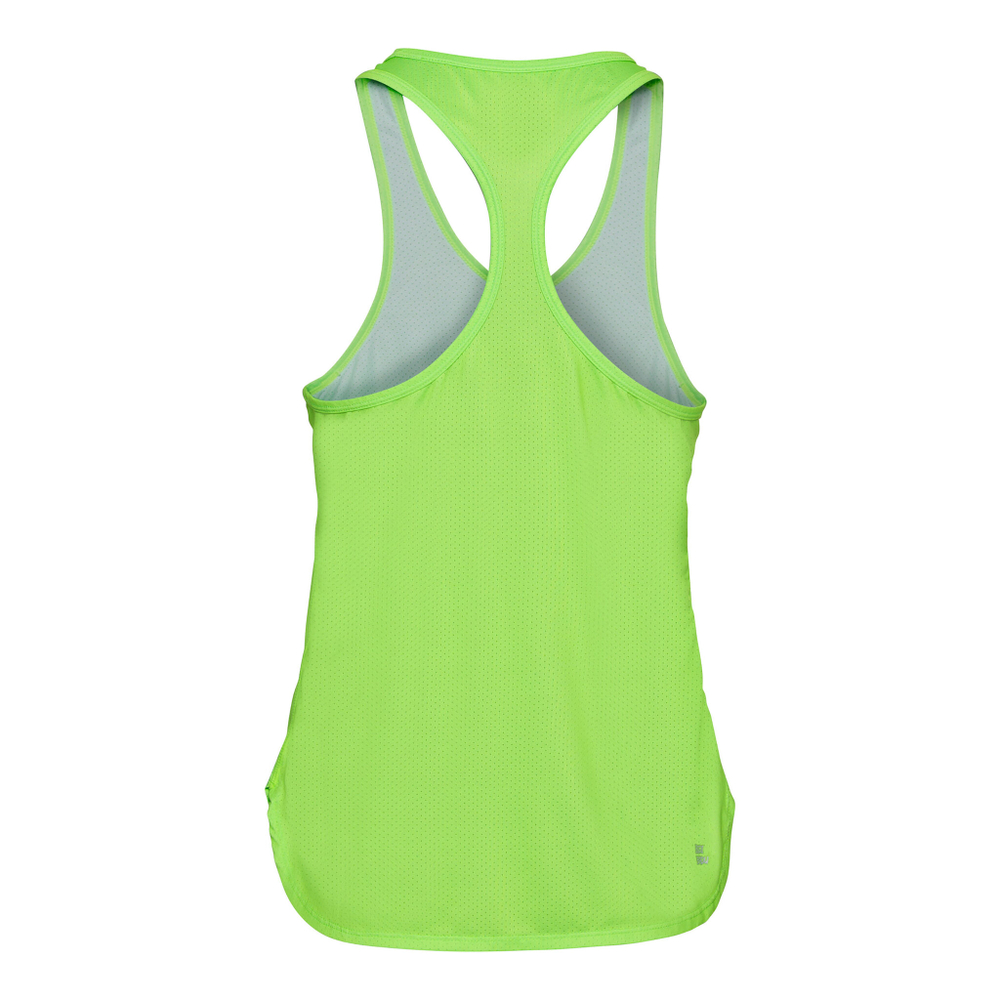 Женская теннисная майка BIDI BADU Mea Tech Tank Top Women - Neon Green, White