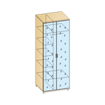 Шкаф для одежды и белья Грейс ШК-5009