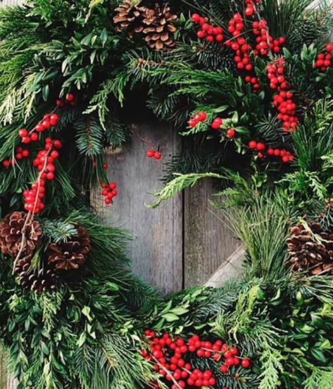 Ароматический воск Праздничный венок Pepperberry wreath, Candle Warmers