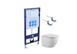 Set AQUATEK ЕВРОПА-KKI2 (рама AQUATEK Standard INS-0000012+звукоизоляционная прокладка+крепеж KKI-0000002+унитаз ЕВРОПА AQ1901-00+тонкое сиденье с ме