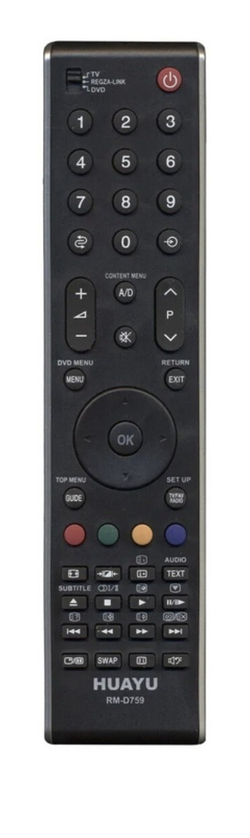 Пульт дистанционного управления RM-D759 для Toshiba (корпус CT-90288)