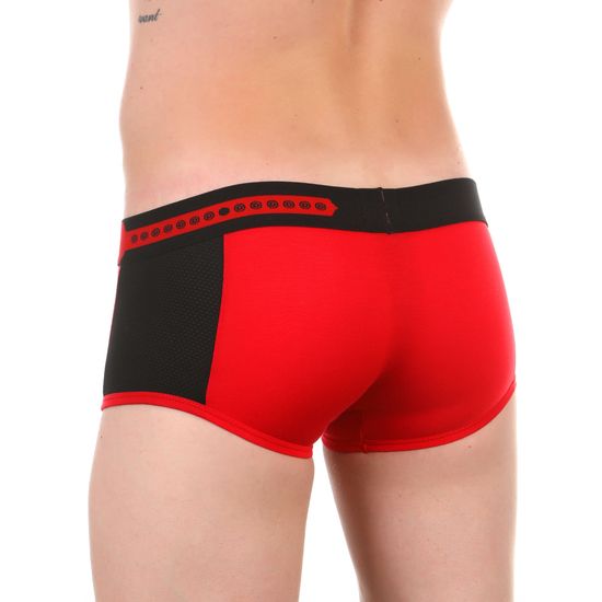 Мужские трусы хипсы красные Diesel