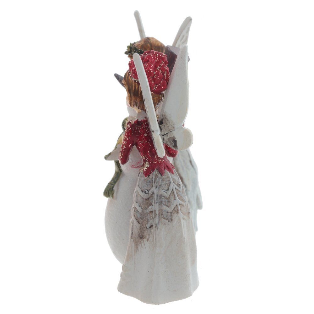 GAEM Фигурка декоративная "Феи и снеговик", L9 W4 H10 см