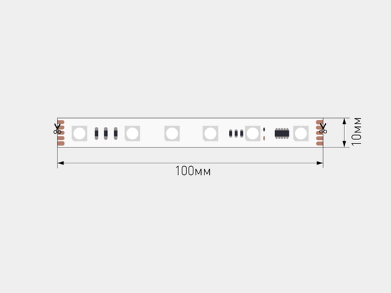 Светодиодная лента SWG PRO SWG5PT60-24-12-WS2811RGB 032521