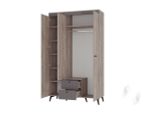 Шкаф 3-х ств. ШК-08 Спальня Кассандра дуб смоки
