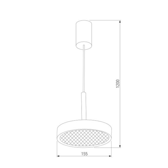 Подвесной светодиодный светильник Elektrostandard Plate 50260 LED a065413