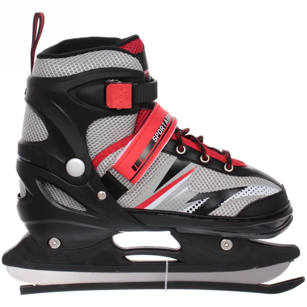 Коньки раздвижные, ледовые с роликовым блоком Sportage FIT101 Dual (размер 34-38)