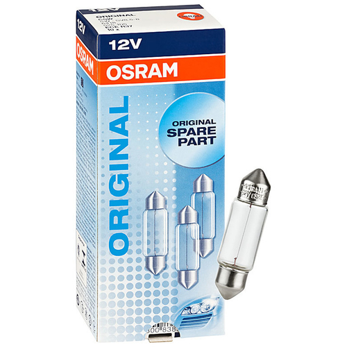 Автолампа 12V C 10W SV8.5/8 41мм cофитная Osram