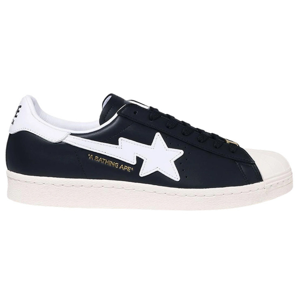 Кроссовки Adidas Originals Superstar Black x BAPE