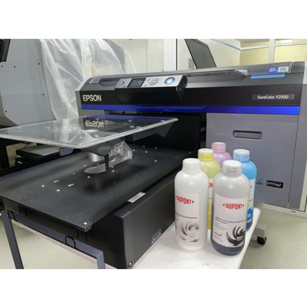 Принтер текстильный планшетный Epson SureColor SC-F2100/СНПЧ (Б/У)
