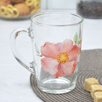 Кружка "Капучино" Акварельные цветы 300мл