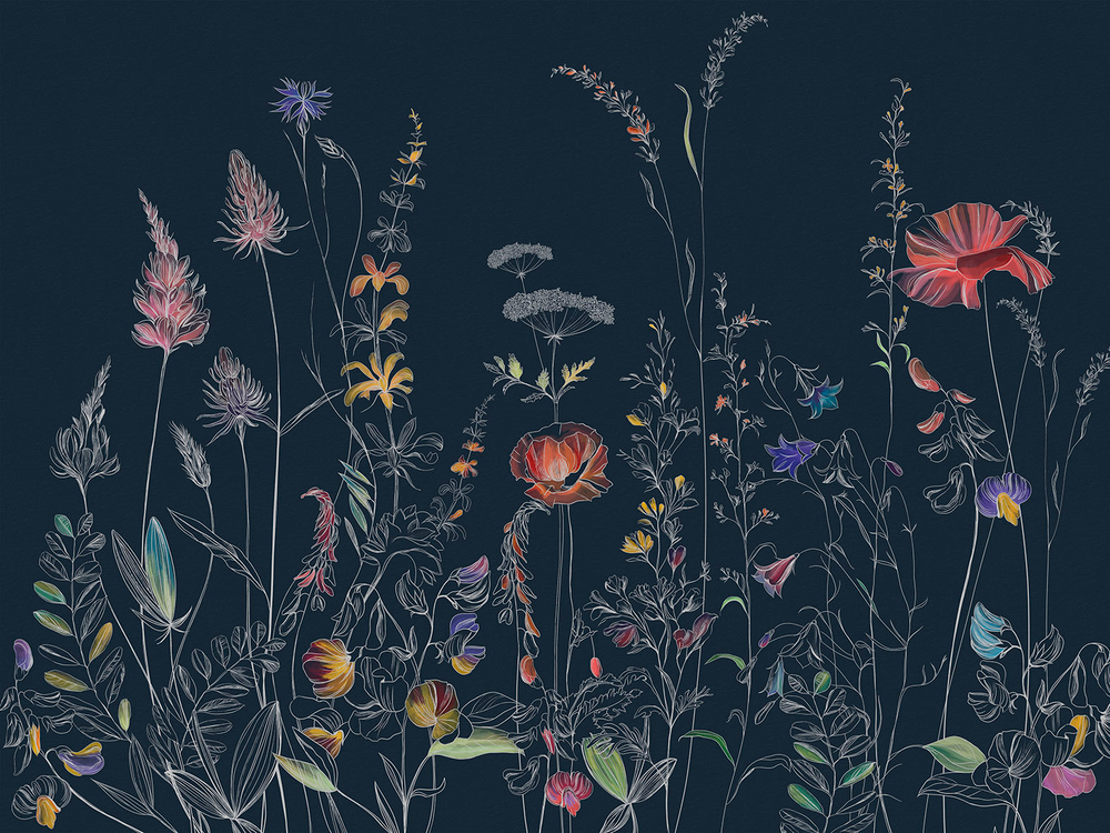 Дизайнерские обои Wall Street Blossom