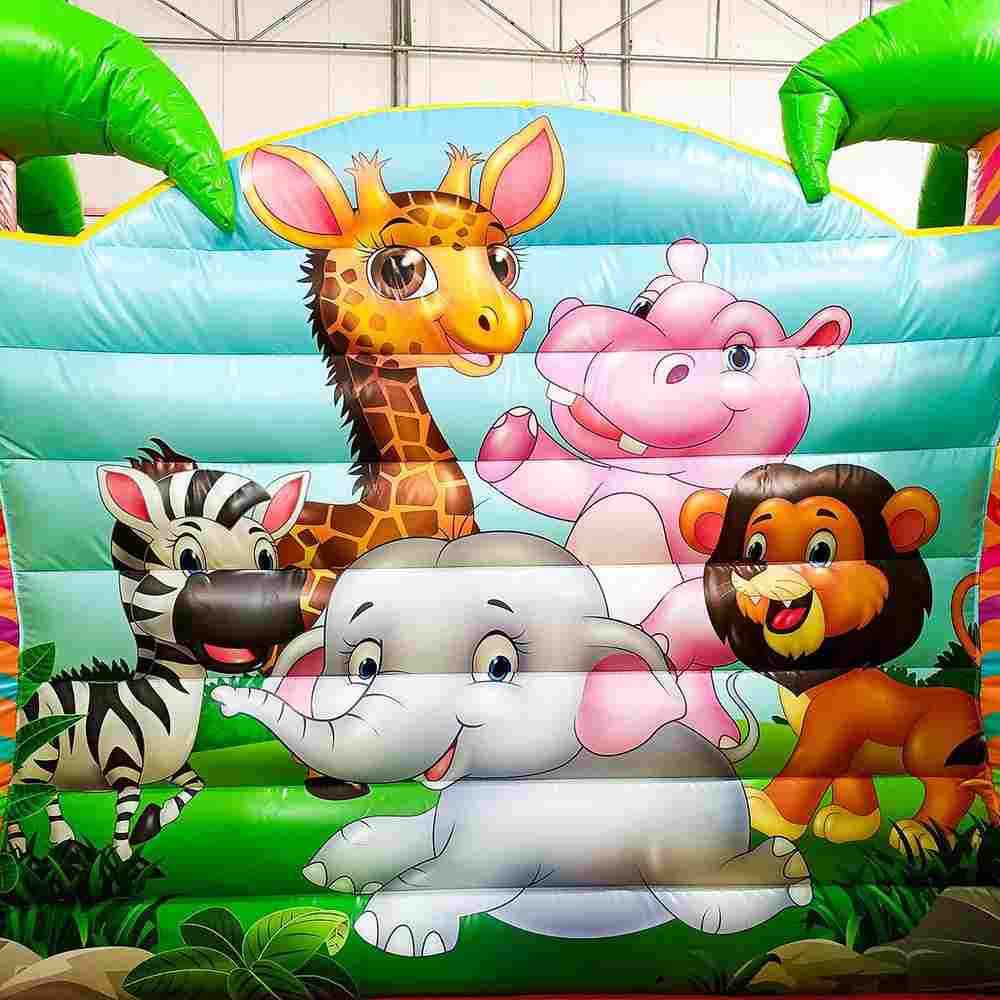 Коммерческий надувной батут «Заповедник» 8*4*4 м