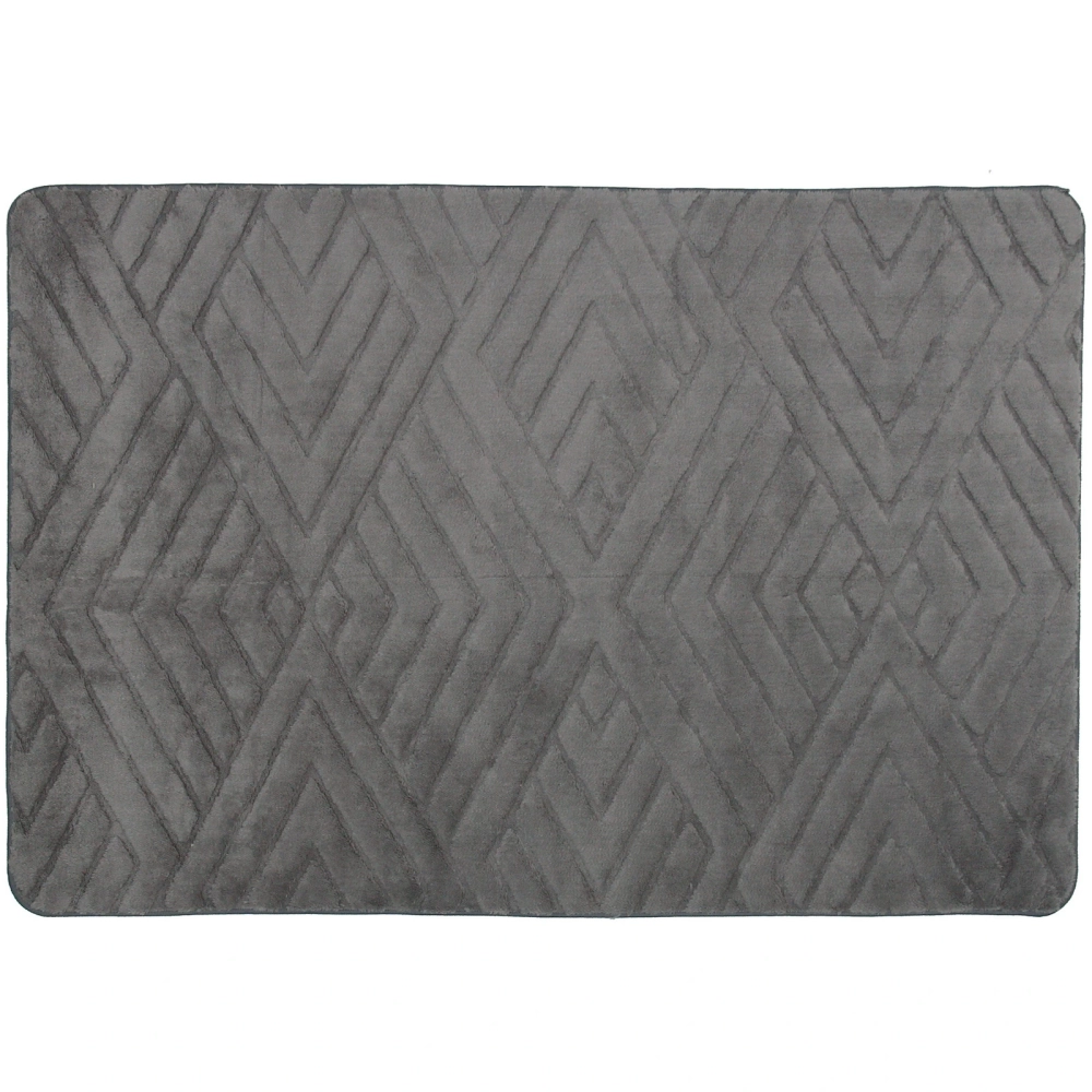 Коврик для ванной 80*120"Медео» серый