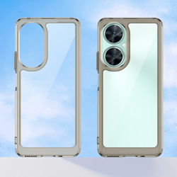 Чехол c усиленными боковыми рамками серого цвета для Huawei Nova 11i