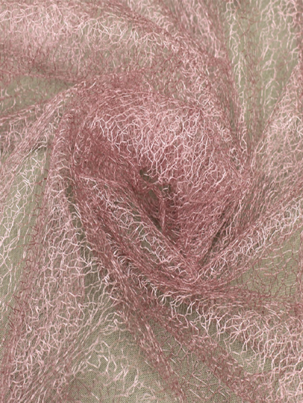 Тюль INVA Паутинка 300*260 розовая