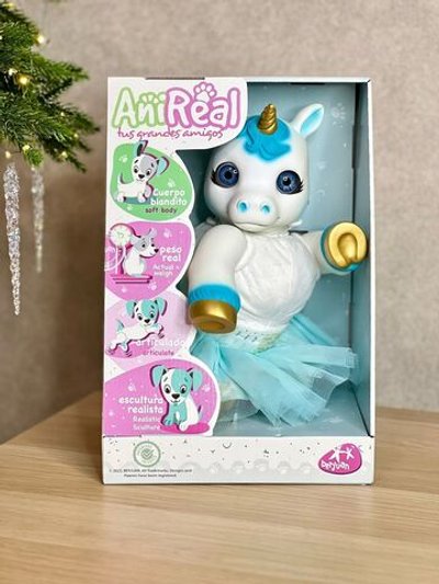 Игрушка мягконабивная 35см AniReal Единорожка (60151)