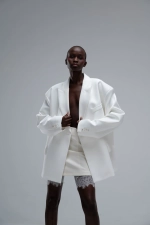 Юбка мини сливочная