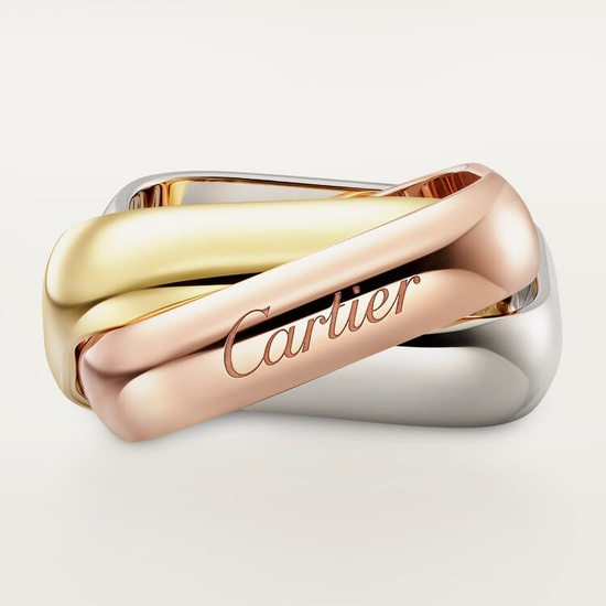 Cartier Trinity ring cushion-shaped large model