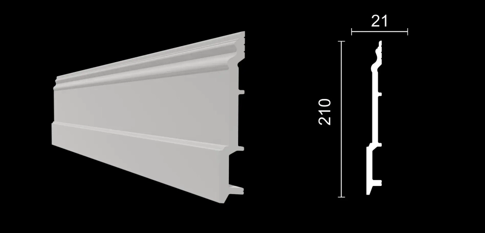 Плинтус DD725