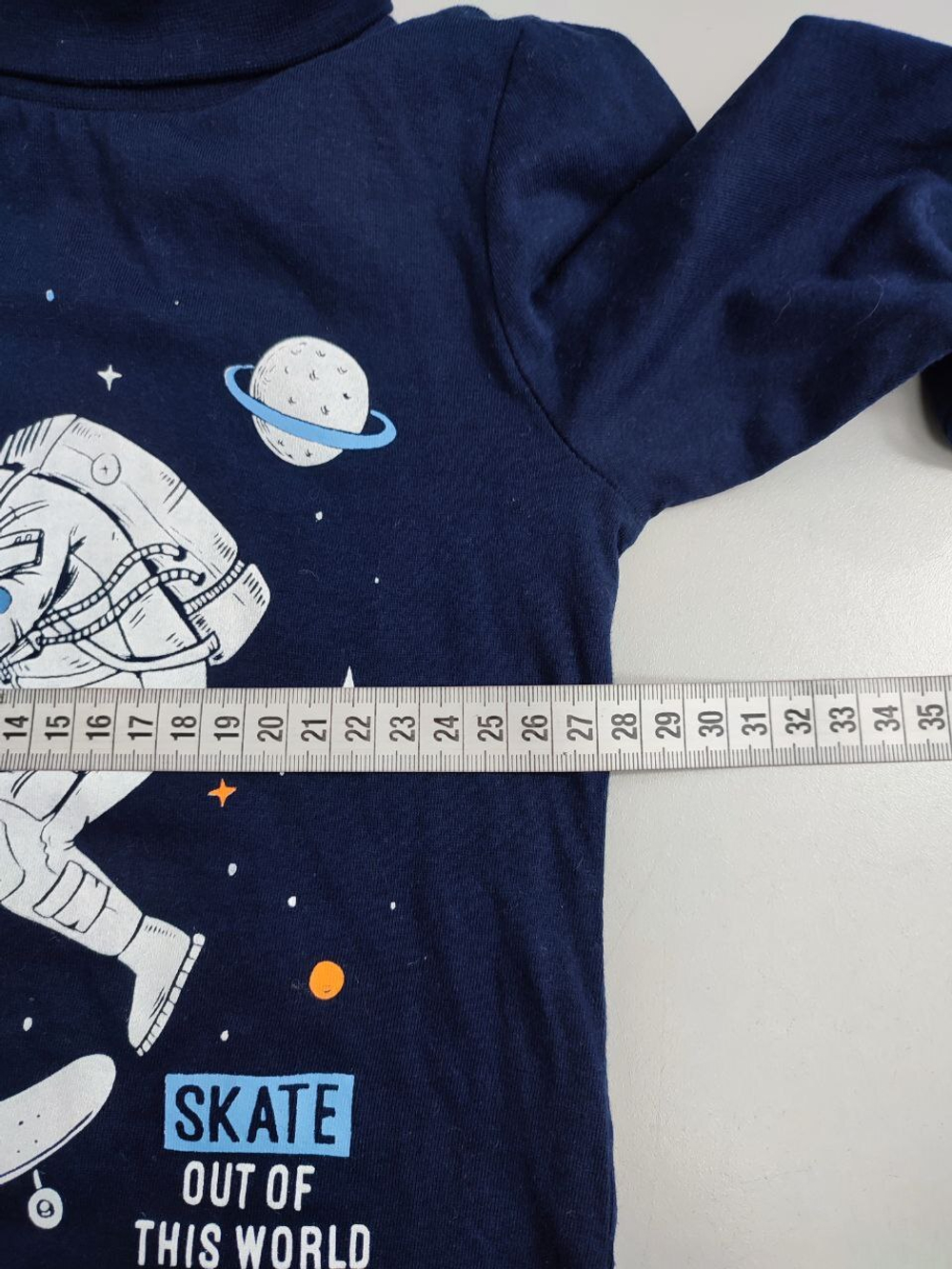 Джемпер Limited Basic хлопковый с принтом на 7 лет