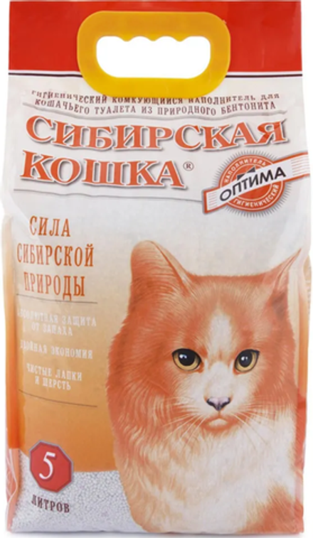Сибирская кошка Оптима 5л. Комкующийся