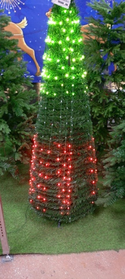 Ель искуственная LED спираль