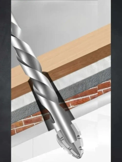 Сверло высокой твердости универсальное 6мм 4-х лопастное мрамор бетон металл стекло дерево