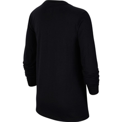 Футболка для мальчика теннисная Nike NSW Tee LS Embedded Futura B - black/white