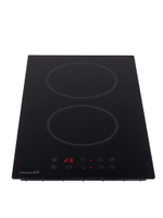 Индукционная варочная панель MACBI GK-ID303610EB-P, «Домино» 30 см, 2 конфорки, 3600 Вт, черное стекло KANGER, слайдеры, Booster, кабель с вилкой